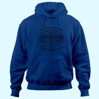 Hoodie de randonnée et camping du parc national Crater Lake Oregon — Sweats à capuche pour hommes