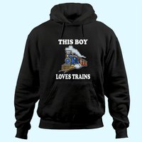 Hoodie This Boy Loves Trains pour unisexe