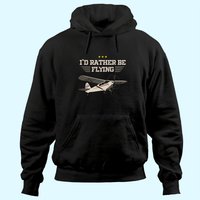 Hoodie Modèle RC Je Préférerais Voler Pilote d'Avion