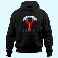 Hoodie Hommes Maine State Bar Harbor Homard — Sweats à capuche pour hommes
