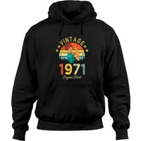 Vintage 1971 50th Birthday Hoodie for Unisex