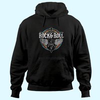 Rock & Roll Guitar Wings Music Hoodie for Unisex