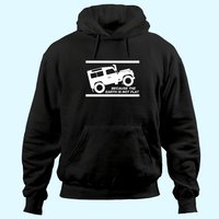 Hoodie 4x4 Land Earth Rover pour unisexe en noir — Sweats à capuche pour hommes