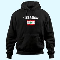 Hoodie Vintage Drapeau Liban pour Unisexe — Sweats à capuche pour hommes