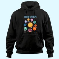 Hoodie Science des Planètes du Système Solaire pour Enfants — Sweats à capuche pour hommes
