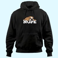 Hoodie Nope Lazy English Bulldog pour unisexe — Sweats à capuche pour hommes