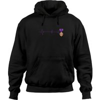 Hoodie Vétéran de l'Armée Américaine Purple Heart — Sweats à capuche pour hommes