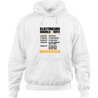 Hoodie Lineman Papa Taux Horaire Électricien