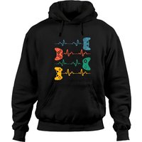 Hoodie Gamer Heartbeat pour les amateurs de jeux vidéo — Sweats à capuche pour hommes