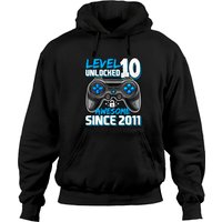 Hoodie Cadeau Jeu Vidéo Niveau 10 Débloqué — Sweats à capuche pour hommes