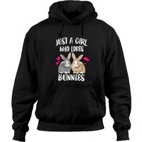 Juste une fille qui aime les lapins Hoodie — Sweats à capuche pour hommes