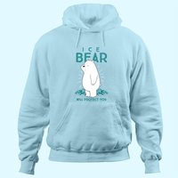 Cn We Bare Bears Hoodie Ice Bear pour Unisexe — Sweats à capuche pour hommes