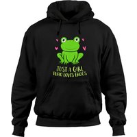 Hoodie Just A Girl Who Loves Frogs pour Unisexe — Sweats à capuche pour hommes