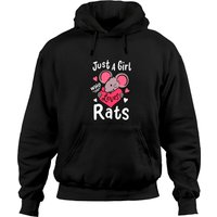 Rat Just A Girl Who Loves Rats Hoodie Unisexe — Sweats à capuche pour hommes