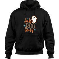 Hoodie Halloween Fab Boo Lous Léopard Fantôme Unisexe — Sweats à capuche pour hommes