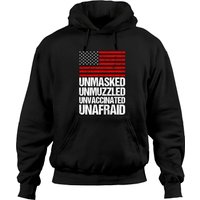 Hoodie Unmasked avec le drapeau américain pour unisexe — Sweats à capuche pour hommes