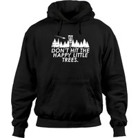 Hoodie Funny Trees Disc Golf pour joueurs de frisbee
