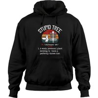 Hoodie Vintage Stupid Tree Disc Golf pour Unisexe — Sweats à capuche pour hommes