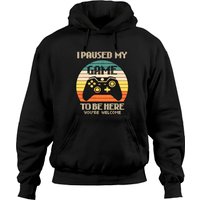 Hoodie I Paused My Game To Be Here pour hommes et garçons — Sweats à capuche pour hommes
