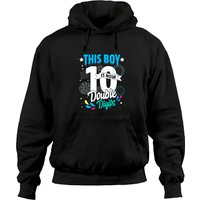 Hoodie d'anniversaire pour garçons de 10 ans - Ce garçon a maintenant 10 ans — Sweats à capuche pour hommes