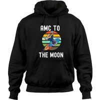 Hoodie Diamond Hands AMC Wallstreetbets AMC Apes To The Moon — Sweats à capuche pour hommes