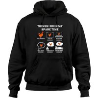 Chandail Things I Do In My Spare Time pour les Amoureux des Poules — Sweats à capuche pour hommes