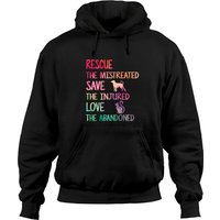 Hoodie bénévole pour refuge animal Rescue Save Love Pet — Sweats à capuche pour hommes
