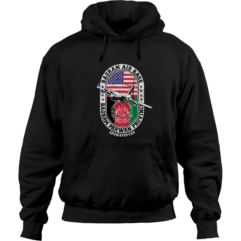 Hoodie Airfield USAF Afghanistan de la base aérienne de Bagram — Sweats à capuche pour hommes