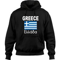 Greece Flag Greek Ellada Travel Hoodie for Unisex