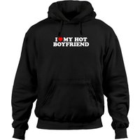 Hoodie I Love My Hot Boyfriend pour Unisexe — Sweats à capuche pour hommes