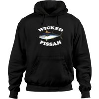 Wicked Pissah Bluefin Tuna Illustration Fishing Hoodie