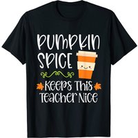T-shirt Pumpkin Spice pour enseignant - Design automnal Halloween — T-shirts pour hommes