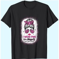 T-shirt Messy Bun pour hommes - Soutien au cancer du sein — T-shirts pour hommes