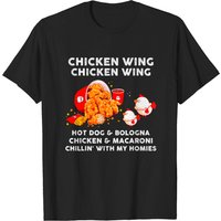 Chicken Wing Shirt for Men - Hot Dog Bologna T-Shirt