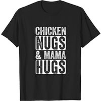 T-shirt drôle Vintage Chicken Nugs et Mama Hugs pour hommes — T-shirts pour hommes