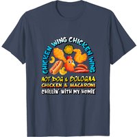 T-shirt Viral Chicken Wing Hot Dog pour hommes — T-shirts pour hommes