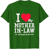 T-shirt Amusant J'aime Ma Belle-Mère pour Hommes — T-shirts pour hommes