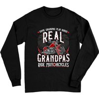 Some Grandpas Play Bingo Real Grandpas Ride Motorcycles Long Sleeve — Mens T Shirts