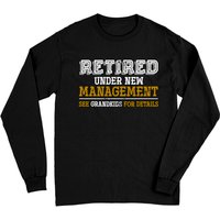 Cadeau de retraite pour grand-père avec petits-enfants T-shirt à manches longues — T-shirts pour hommes