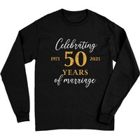 T-shirt à manches longues pour hommes, 50e anniversaire de mariage 1971 — T-shirts pour hommes