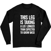 T-shirt à manches longues drôle pour amputé de la jambe — T-shirts pour hommes
