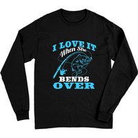 J'adore Quand Elle Se Penche - Cadeau T-Shirt Longue Manche — T-shirts pour hommes