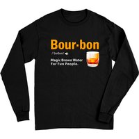 T-shirt à manches longues Whiskey Bourbon Definition pour unisex — T-shirts pour hommes