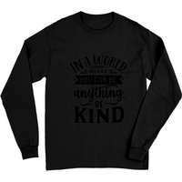 Dans Un Monde Où Vous Pouvez Être N'importe Qui Soyez Gentil Manches Longues — T-shirts pour hommes