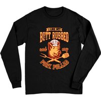 I Like My Butt Rubbed And My Pork Pulled BBQ Long Sleeves — Mens T Shirts