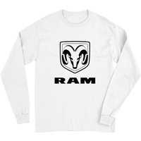T-shirt à manches longues pour hommes avec logo Ram Trucks noir — T-shirts pour hommes