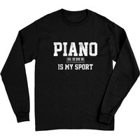 Piano Music Keyboard Long Sleeve Unisex T-Shirt