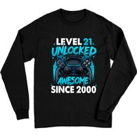 Level 21 Unlocked 21st Birthday Long Sleeves for Unisex