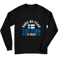 Finland Flag Have Tee Finnish Vintage Long Sleeves — Mens T Shirts