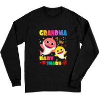 Grandma Of The Baby Shark Birthday Long Sleeves for Unisex — Mens T Shirts